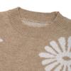 Women's Floral Knit Sweater: Long Sleeve, Loose Fit, Slimming Design for Autumn/Winter 2026