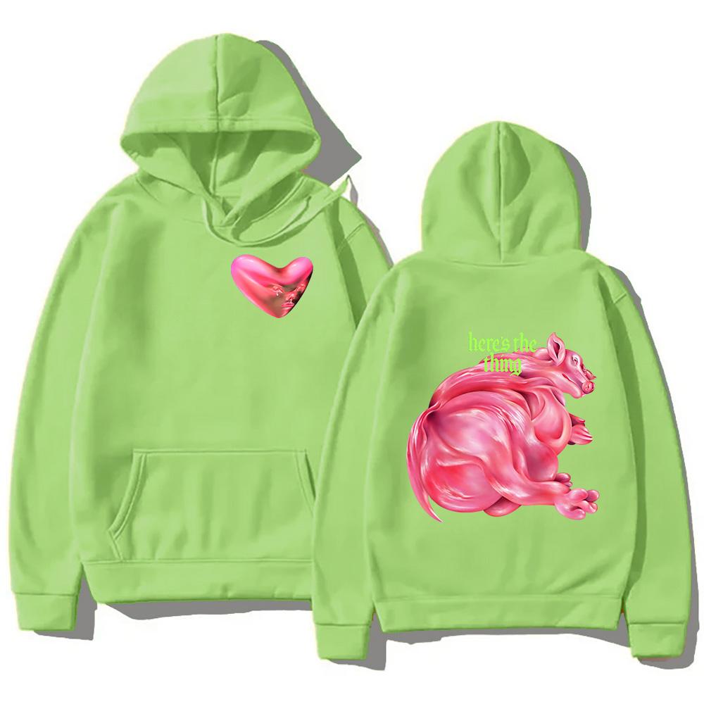 Fontaines DC Here's The Thing Hoodie New Creative Sweatshirt Fashion Two Sides Print Clothing Unisex High Street Sportswear Hoody