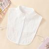 Women's Fashion Peacock Tail Collar Jacquard Fake Collar Personalized Decoration Collar Layered Half Shirt Style Fake Collar
