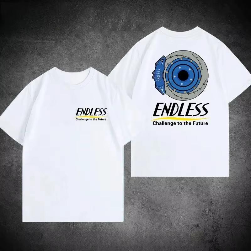 New Jdm Modified Car Endless Brake TShirt Breathable Sweat Absorption ShortSleeved Unisexs And Unisexs TShirt Motorcycle Tee