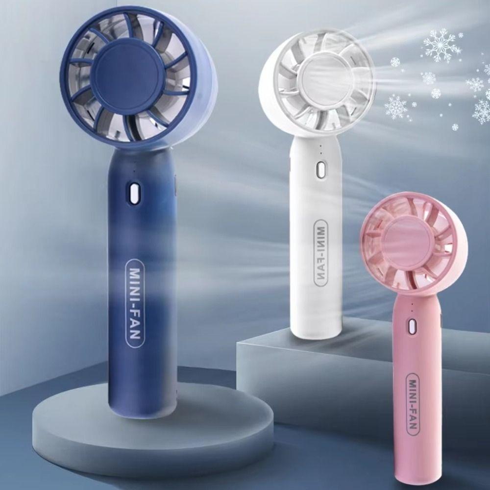 Portable Handheld Fan Cooler USB Rechargeable Desk Fan Cold Mini Air Conditioner Dormitory