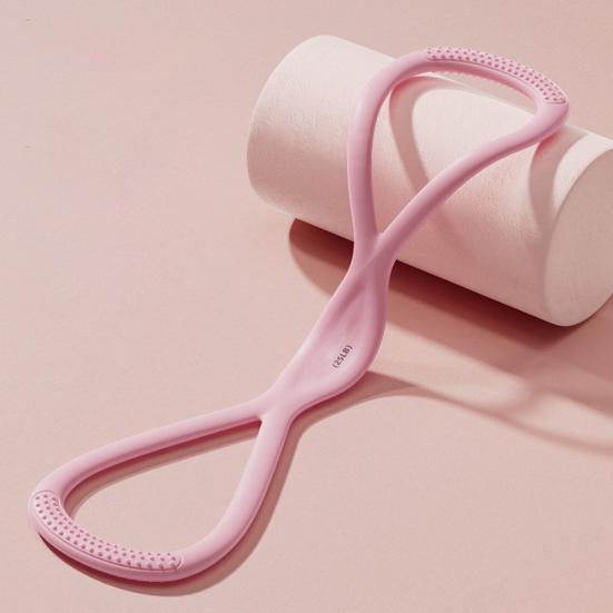 1/2 шт. Фитнес-резинка в форме восьмерки, противоскользящий силикон, 15/25 фунтов, для мужчин и женщин, для рук, плеч, растяжки, силовых тренировок, эластичный ремень, эспандер