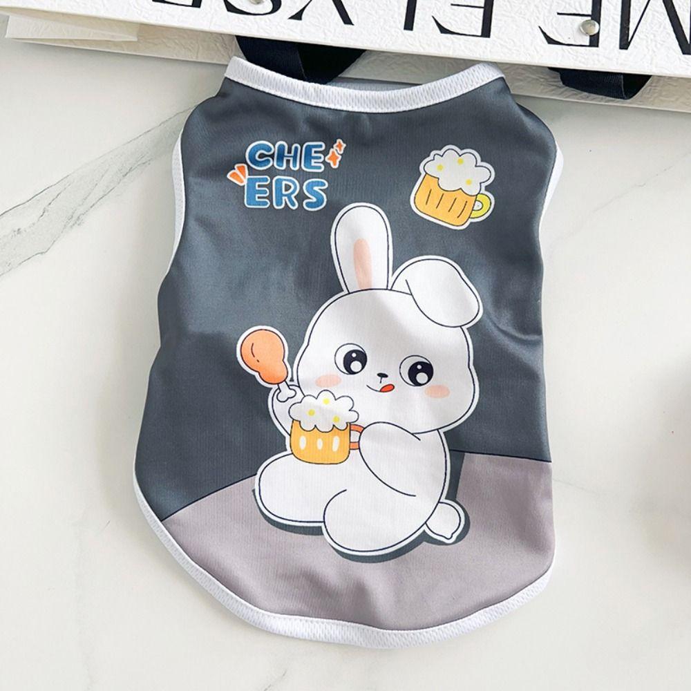 Small Dogs Dog T-Shirts Sleeveless Cat Puppy Clothes Cute Pet Vest