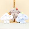 Очаровательный плюшевый брелок-зайчик, мягкая набивная игрушка, милый кролик, подвеска для сумки, в нескольких цветах