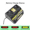 NEW Fast Charging DCB102 Li-ion Battery Charger For DeWalt 12V 14.4V 18V 20V DCB105 DCB200 Double Charging Postion with USB Port
