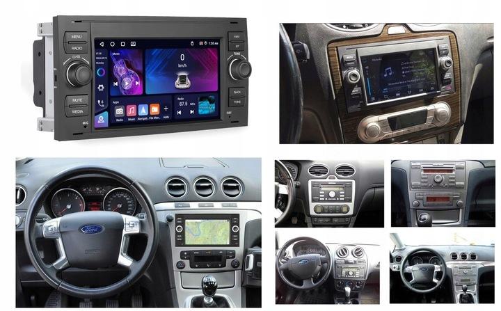 Radio Gps Android Ford Focus Kuga S-Max C-Max Carplay Wifi Bt Mp3 4Gb 64Gb