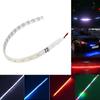 Adhesive Bendable Car Motorcycle RGB LED Knight Rider Night Light Strip Lamp Bar