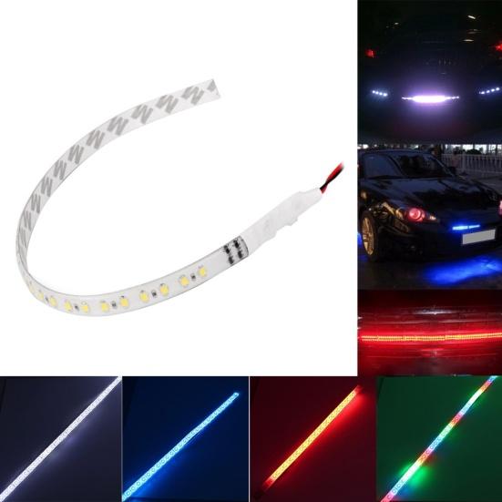 Клейкая Гибкая Автомобильная Светодиодная Полоса RGB Ночного Освещения Knight Rider Мотоцикл