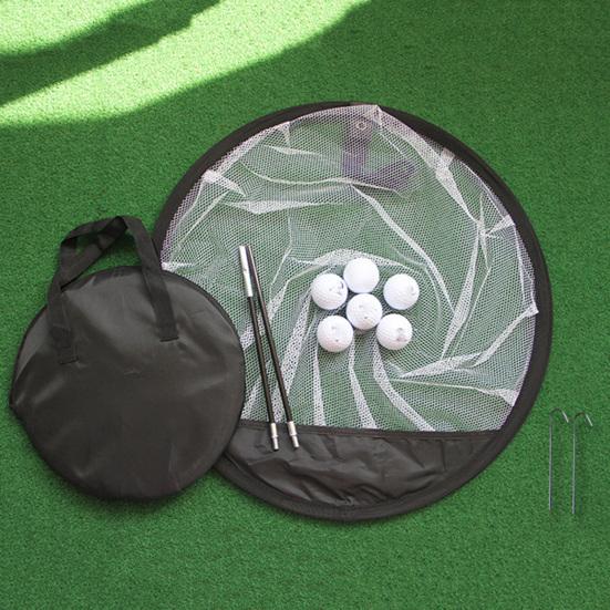Тренировочная сетка для игры в гольф Чиппинг Тренажер для точности и качания Чиппинг Кейдж-мат Портативная сетка для тренировок в гольфе Игра в гольф в помещении и на открытом воздухе Тренировка по мишеням