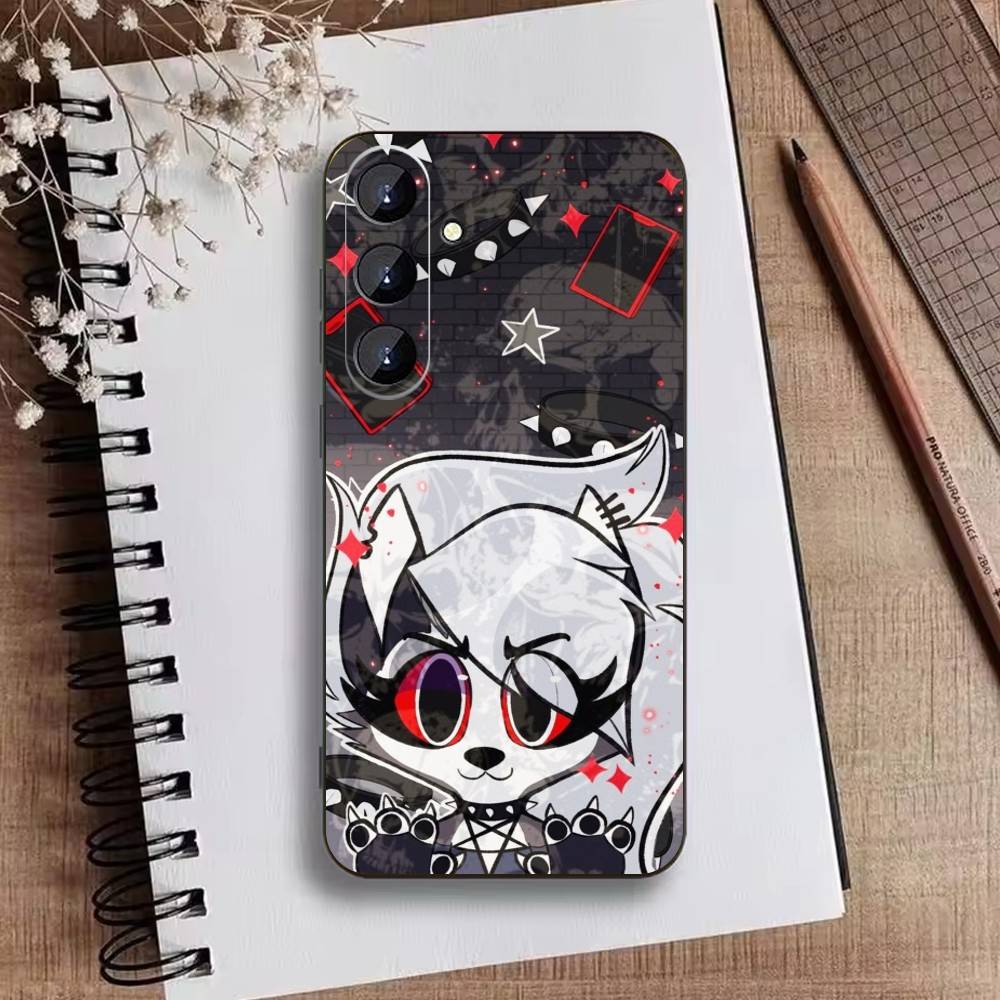 L-Helluva Boss Phone Case For Samsung Galaxy A73,A21s,A22,A31,A52,A53,A71,A41Soft Black Shell