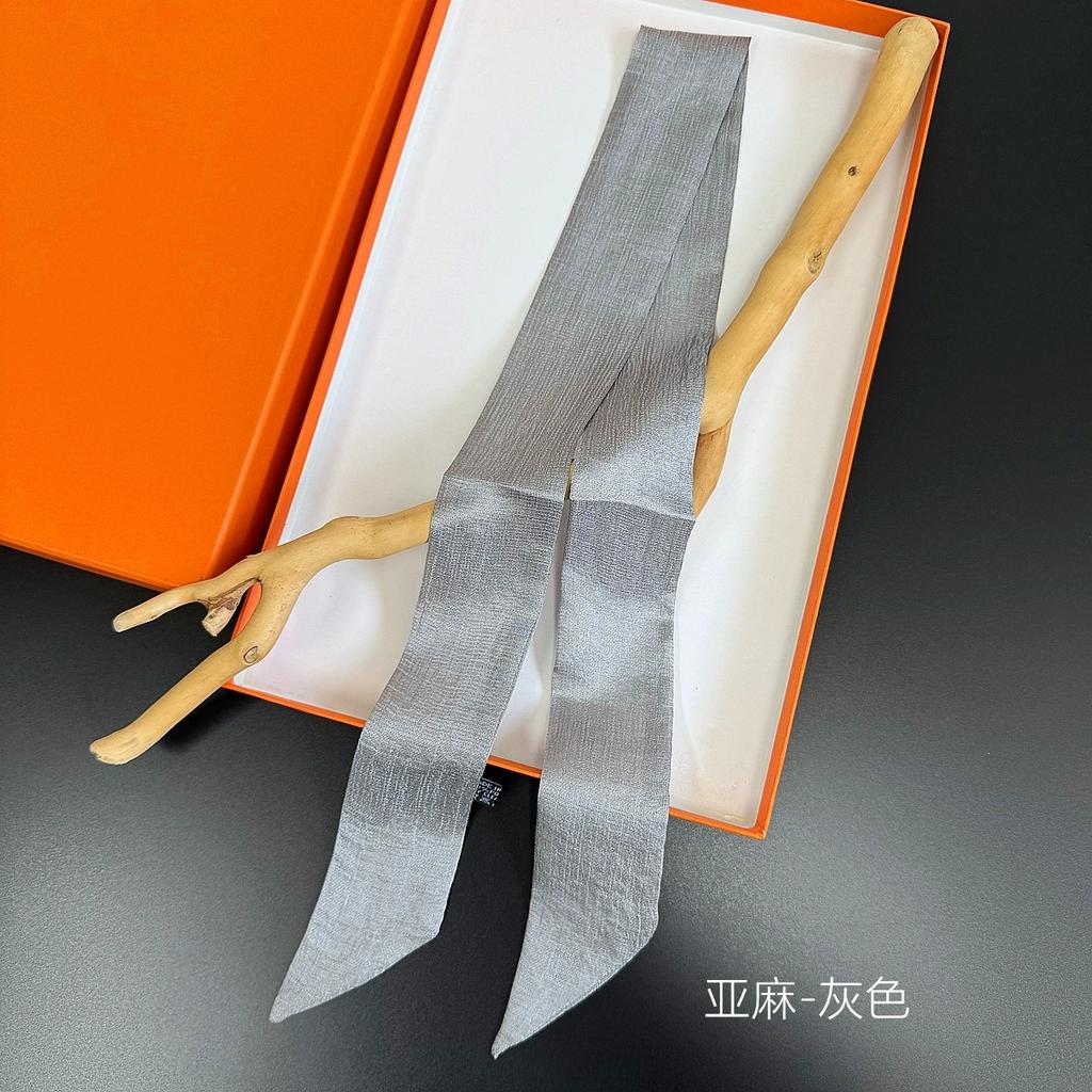 Women Ladies Headband Scarf Hair Bags Handle Decoration Tie Multifunction Narrow Line Ribbon Scarf