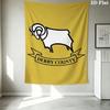 Derby County FC Wall Tapestry Aesthetic Wall Hanging Printed Fabric Blanket Decorative Tapestries for Bedroom Living Room Home Decor