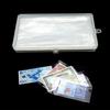 100pcs Money Banknotes Protective Storage Bags With Box Transparent Coin Holders Album Folders KTY