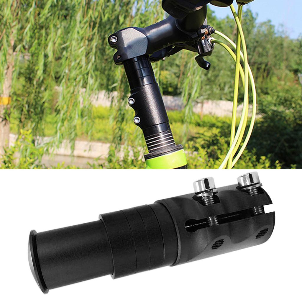 Aluminum Alloy Bike Fork Stem  Riser Extender Extension Bicycle Cycle Bike Stem Head Up Raiser Handlebar Riser Adaptor