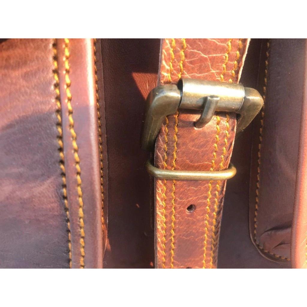 Винтажный портфель из натуральной мягкой кожи, сумка-мессенджер, на плечо, сатчел, для компьютера