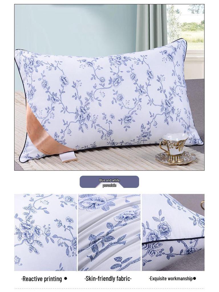 Подушки для поддержки шеи гостиничного качества, пара, для дома и общежития