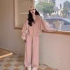 Women's Loose Fit Hooded Sweater Suit - Stylish Two-Piece Set for Spring and Autumn, Available In Plus Sizes