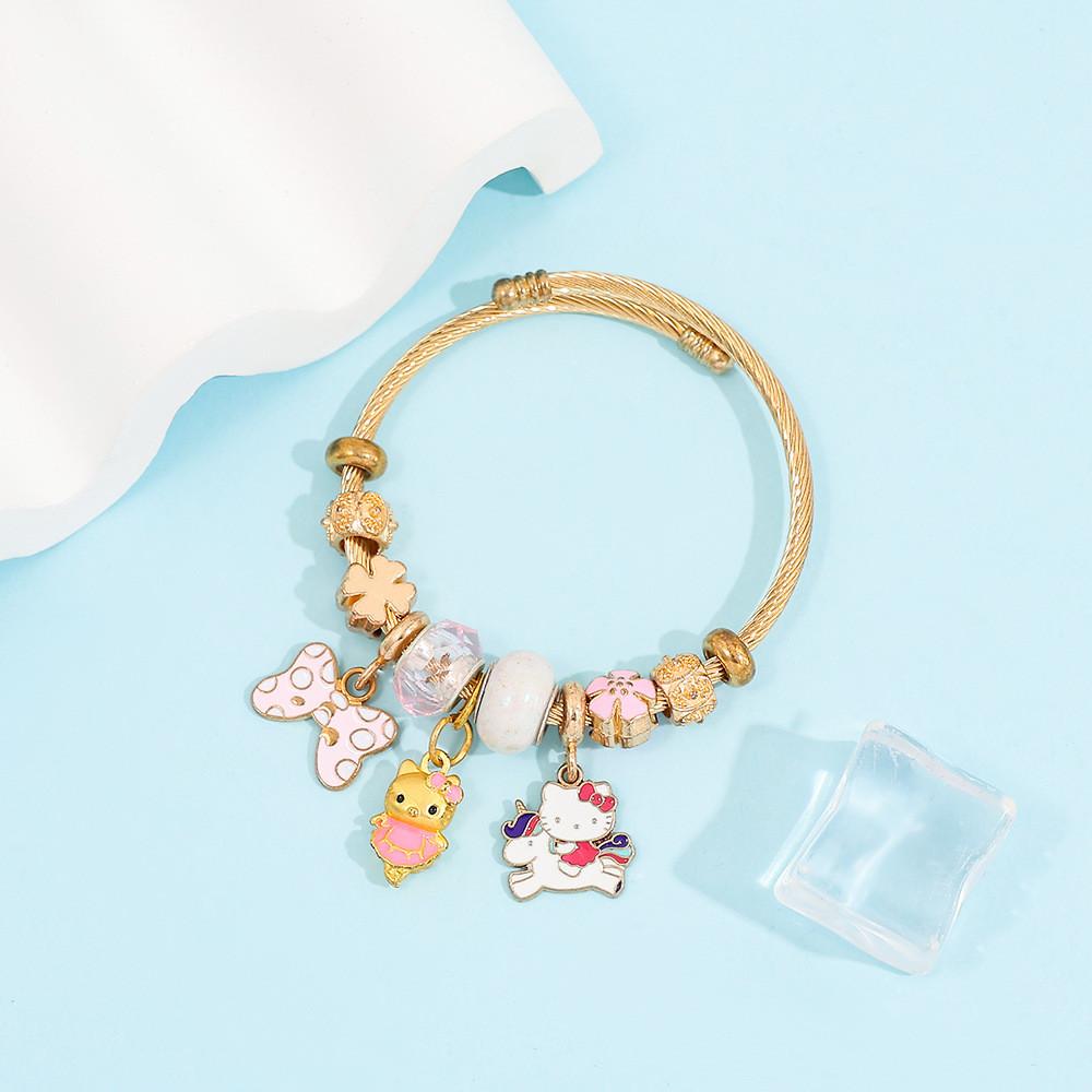 Браслет Hello Kitty из сплава с гальваническим покрытием для женщин и мужчин Подарок