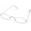 2024 Japanese Harajuku Metal Oval Glasses Gold Silver Metal Square Glasses Vision Care Anti-blue Eyeglasses Frame for Women Men