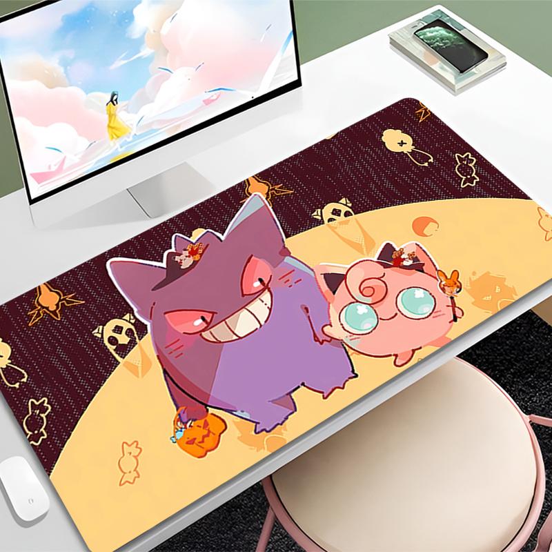 Mouse pad PPokemon Gengar Computer Speed type carpet mat for esports players Laptop Keyboard Mousepad Office Desk Mat
