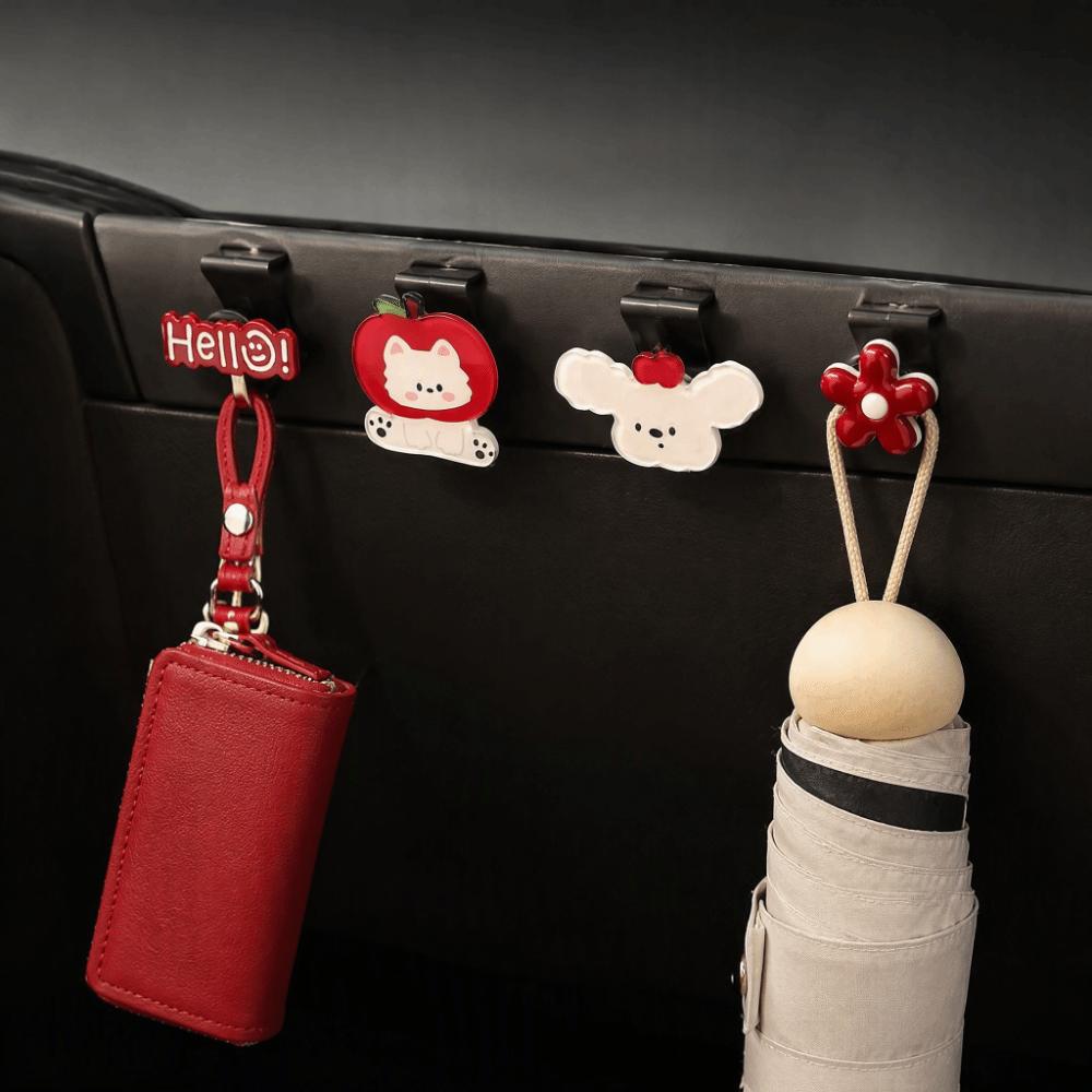 Universal Car Storage Hook Hidden Car Hooks Glove Box Hanger Car Interior Accessories