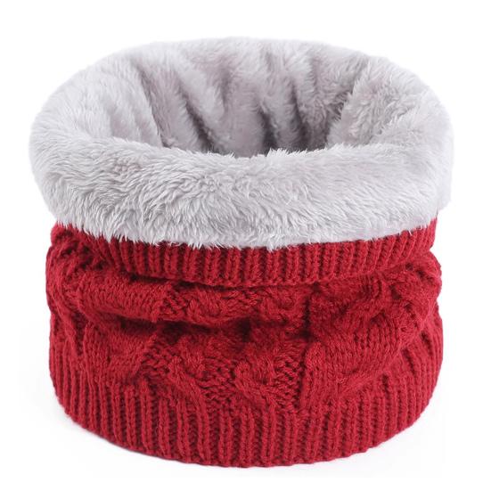 Женский мужской термошарф однотонный с фактурой кручения, утолщенная плюшевая подкладка, теплый шарф для шеи, ветрозащитный шарф для защиты от холода