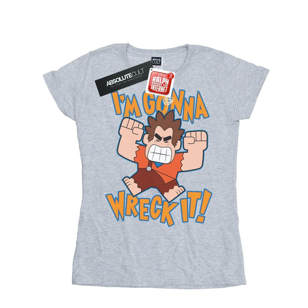 Disney Womens/Ladies Wreck It Ralph I´m Gonna Wreck It Cotton T-Shirt