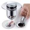 Stainless Steel Washbasin Leaking Plug Filter Press Sink Drain Drain Push Open Sink Plug