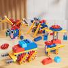 Электрическая зарядка Механическая передача Строительные блоки Детская образовательная наука и образование Крупные детали Сборные игрушки для мальчиков и девочек