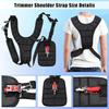 Double Shoulder Strimmer Harness Strap For Lawn Mower Grass Strimmer Brush Cutter Garden Power Pruner Adjustable Nylon Belt