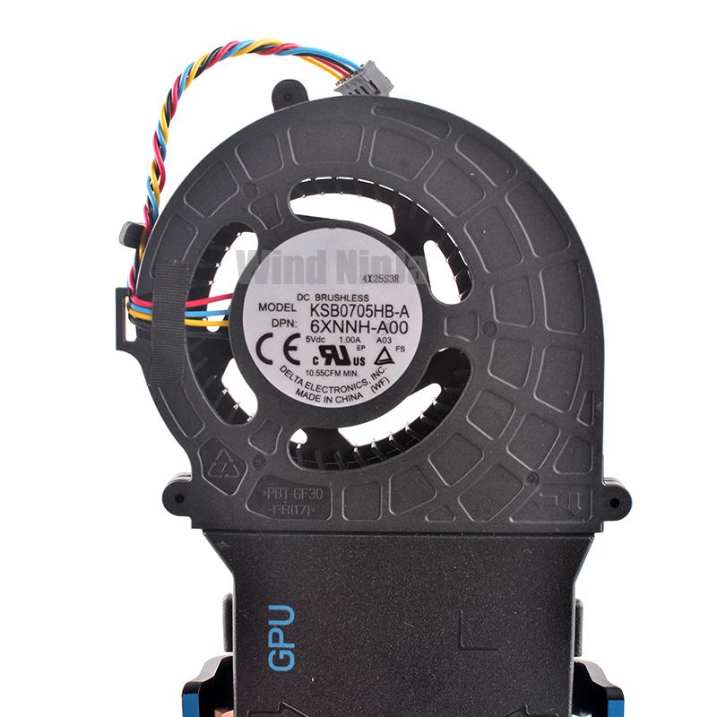 KSB0705HB-A 6XNNH-A00 A03 DC5V 1.00A 10.55CFM Центробежный вентилятор обдува вентилятор охлаждения для игровой консоли Alienware Alpha GPU
