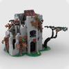809 деталей MOC Заброшенная Башня Замок Модель Строительные Блоки Конструктор Рождественские Подарки Игрушка Креативная DIY Идея Сборка Кирпич Дети