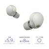 Sony Wireless Earphones in MISIA True Incredible Noise Compact and Lightweight Amazon LDAC Up to 8 Hours of IPX4 Water 2023 with Platinum Silver