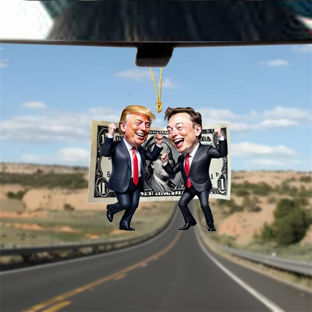 Многофункциональная акриловая подвеска для празднования Рождественской елки с группой Po, подвеска для автомобиля