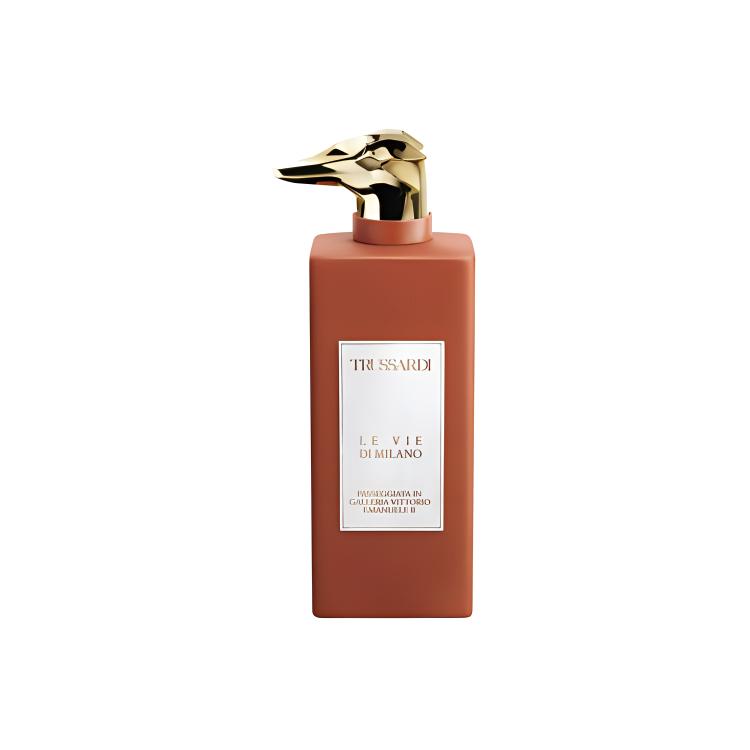 TRUSSARDI Stylish Beige Blue Emmanuel II Archway Perfumes Oriental Potpourri Accord Eau De Parfum Cinnamon Coffee 100ml