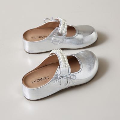 Модная женская обувь CRLAYDK, слипоны-мюли с жемчугом, увеличивающие рост, удобные повседневные лоферы без задника, классические прогулочные женские нарядные шлепанцы