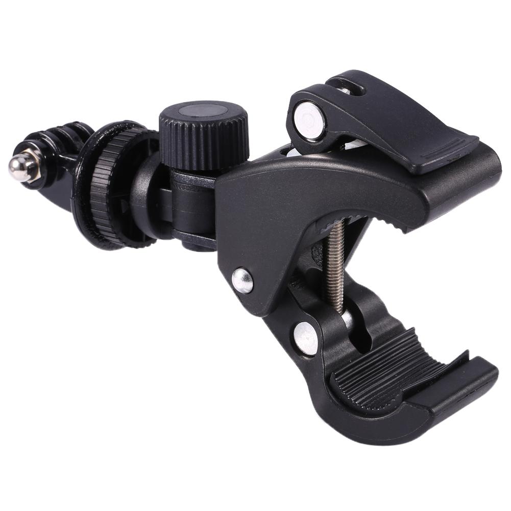 360 Degrees Rotatable Bike Bicycle Handlebar Clip On Clamp Mount For GoPro Camera