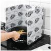 Gas Stoves Baffles Foldable Spatter Shield Splash Proof Oil Baffles Aluminum Foil Splash Protection Cover Kitchen Accessories
