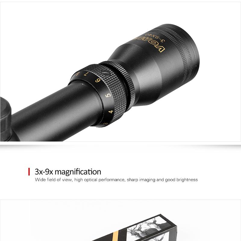 3-9X40 охотничий олень пневматический прицел проволочный дальномер сетка арбалет Mil Dot сетка прицел тактический оптический прицел