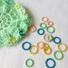 100 Pcs Colorful DIY Crochet Weave Knitting Marker Marking Ring Marking Circle Sewing Accessories