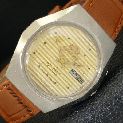 ВИНТАЖНЫЕ ЧАСЫ ORIENT CRYSTAL AUTOMATIC 46941 ЯПОНИЯ МУЖСКИЕ ОРИГИНАЛЬНЫЙ ЦИФЕРБЛАТ a703593-1