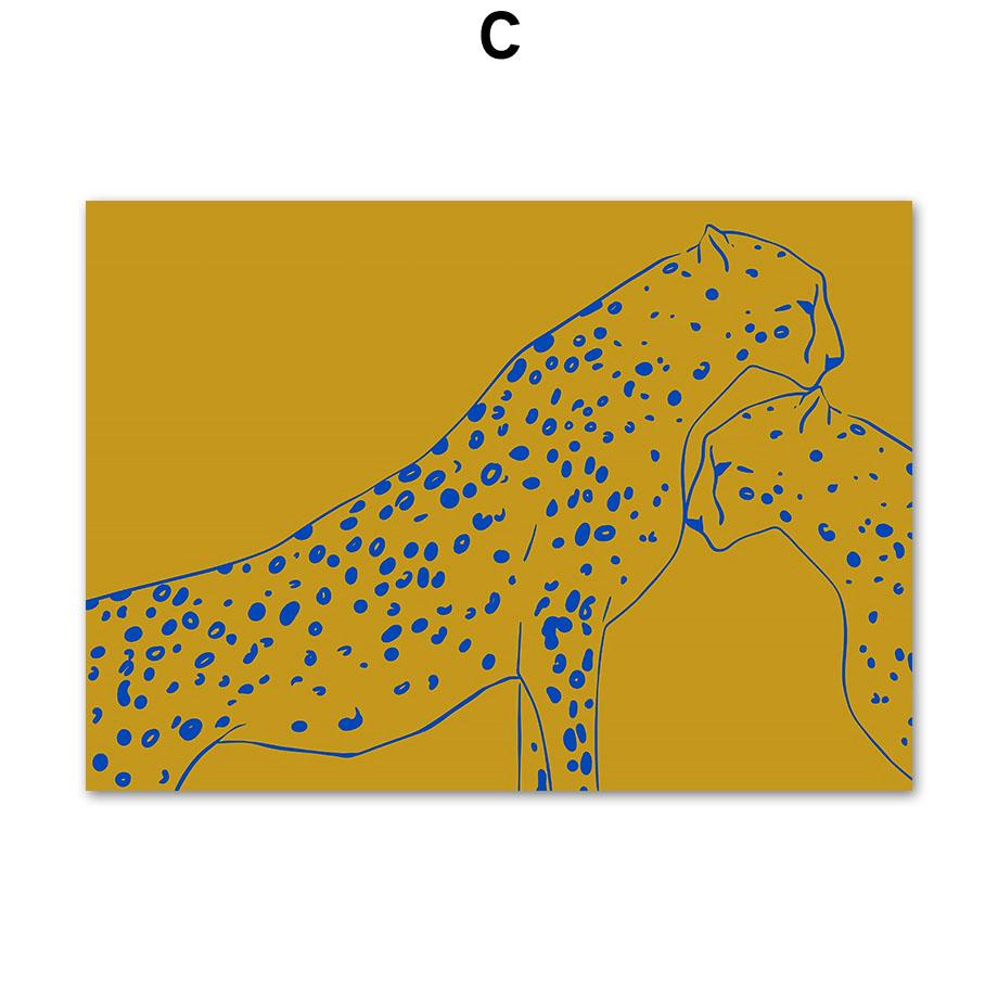 Африканская женщина, кактус, гепард, лошадь, тукан, цветочные постеры и принты, настенная живопись на холсте для гостиной, декоративные фотографии