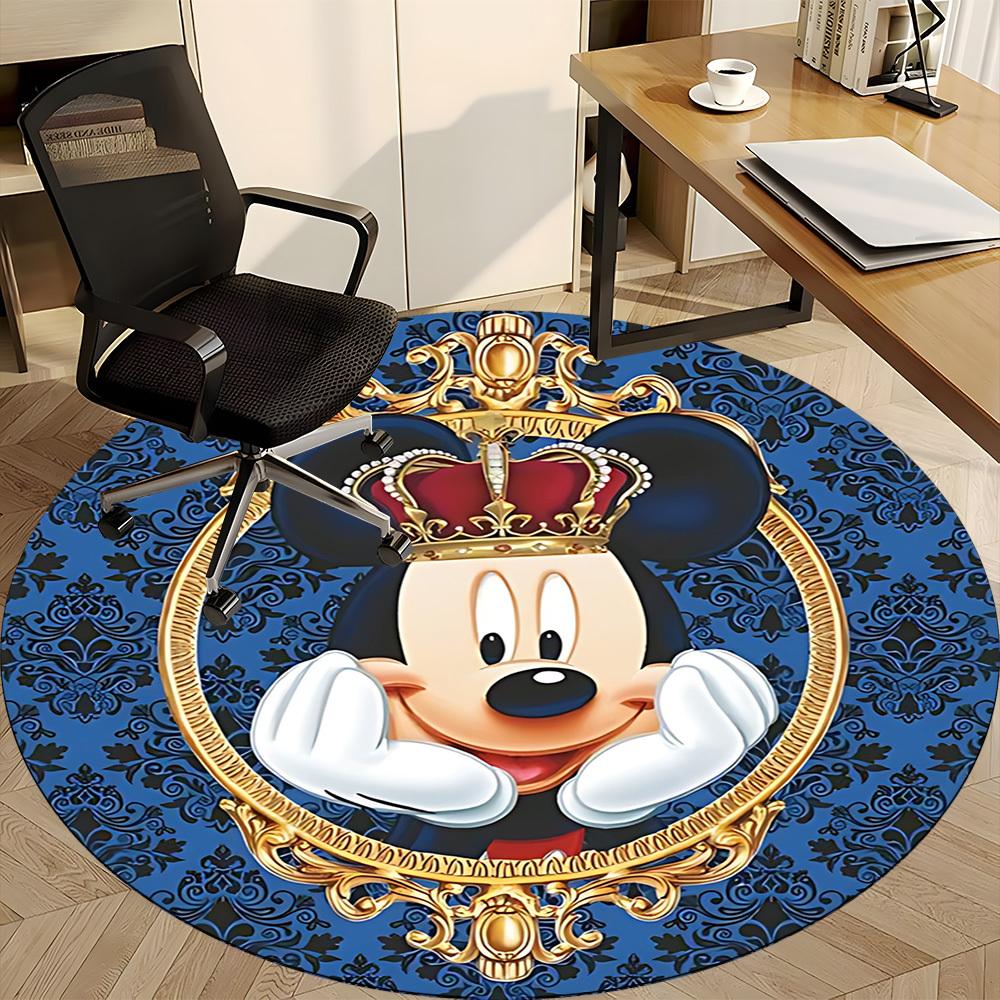 1pc Mickey Mouse Chair Carpet for Office, Non-slip, Soft and Durable Office Rug, Perfect for Office yy251226042