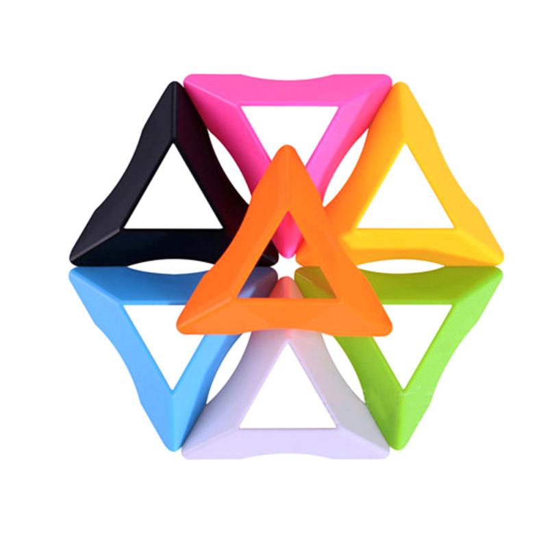 Основание Magic Cube Подставка для дисплея Треугольный разноцветный держатель для кубов Рамка Аксессуары Куб-головоломка