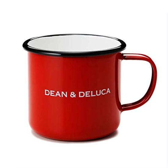 DEAN DELUCA Эмалированная кружка 8 см, Красная,