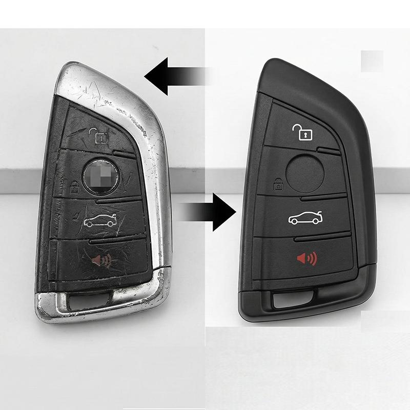 Car Remote Key Housing Repair Shell For BMW F10 F20 F30 F48 X1 X3 X4 X5 3/4 Button Smart Fob Blank Case Auto Accessories