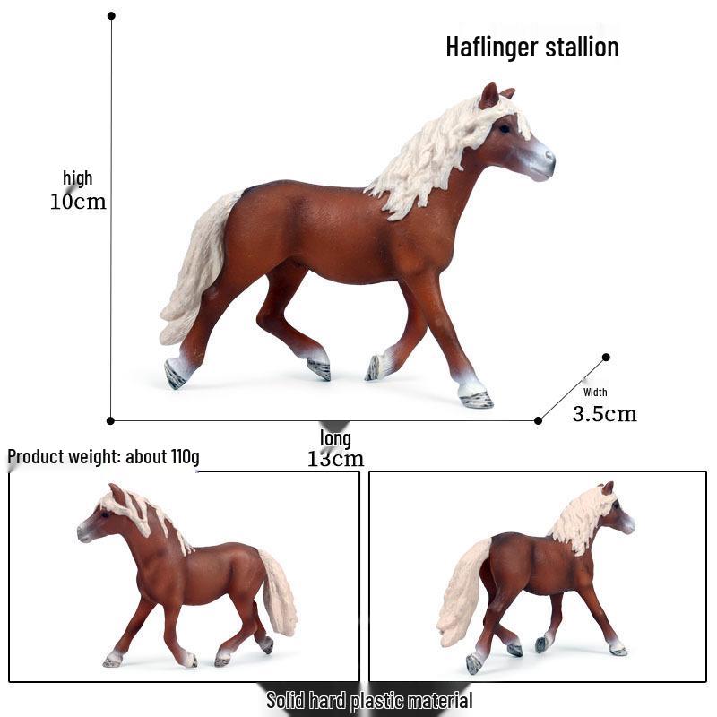 Трансграничное украшение для рабочего стола «Степной конь»: Черно-белая модель североамериканской дикой лошади