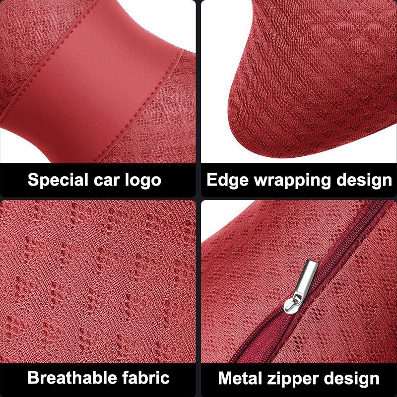 Car Seat Headrest Lumbar Support Cushion Pillow For Skoda S Fabia 2 Superb Octavia 2 Karoq VII Yeti Scala Kamiq VRS Accessories