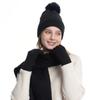 3 Pcs/Set Unisex Winter Beanie Scarf Gloves Set Thick Knitted Warm Cap Gloves Elastic Ear Windproof Winter Outdoor Cy