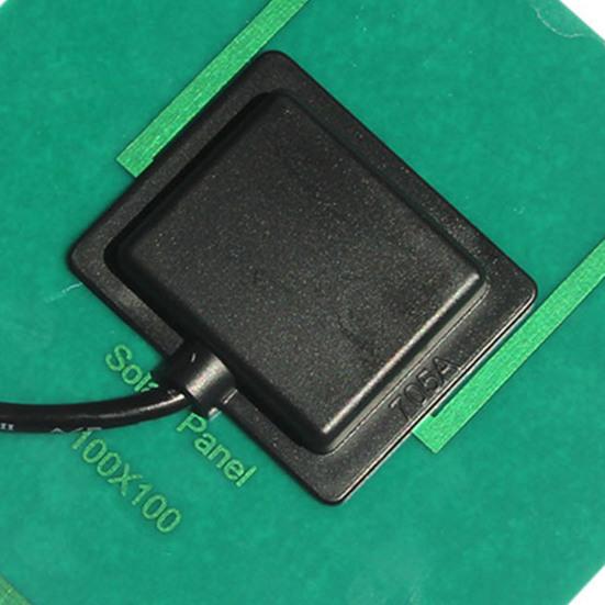 1.5 Вт 5 В Солнечная панель Портативный Легкий Тип-C Для улицы Кемпинг Велоспорт Пауэрбанк Мобильный телефон Аварийное зарядное устройство Поликристаллическая панель солнечных элементов
